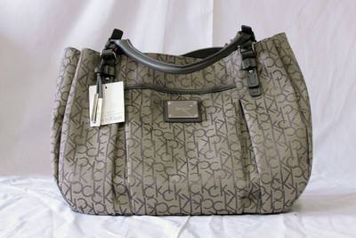 Calvin Klein Logo Jacquard Print Tote